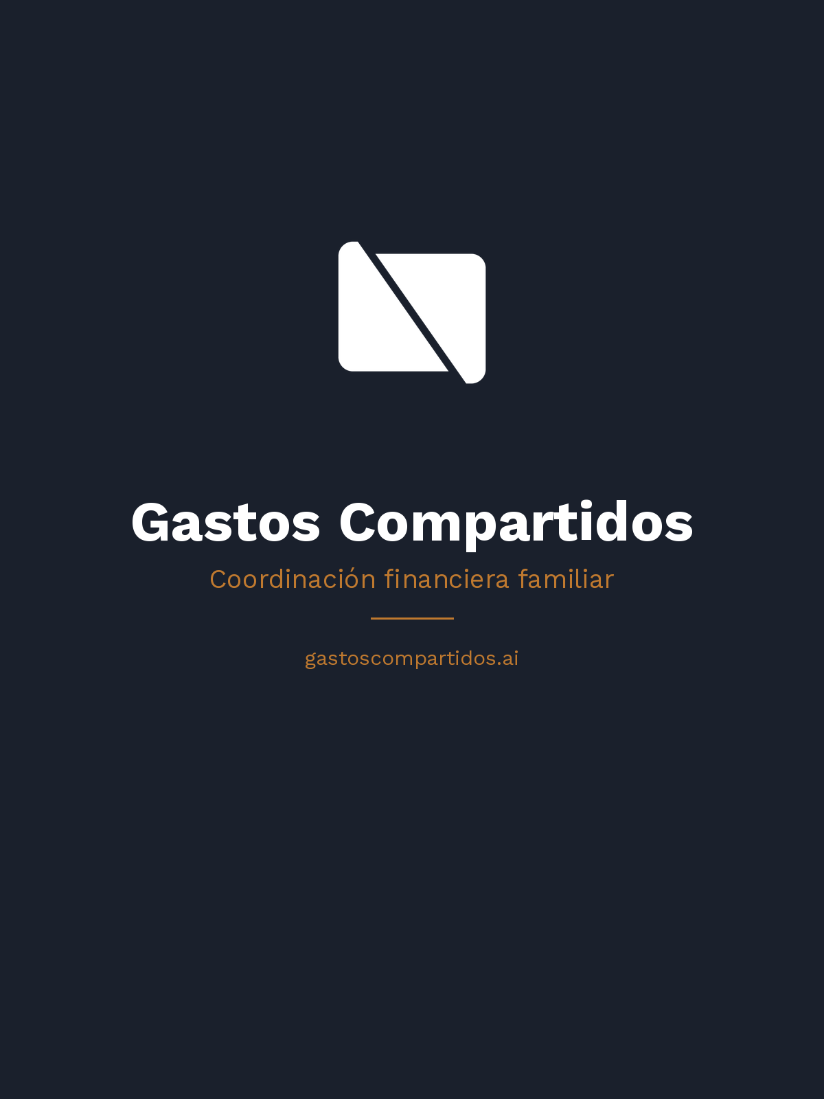 Vertical logo dark background