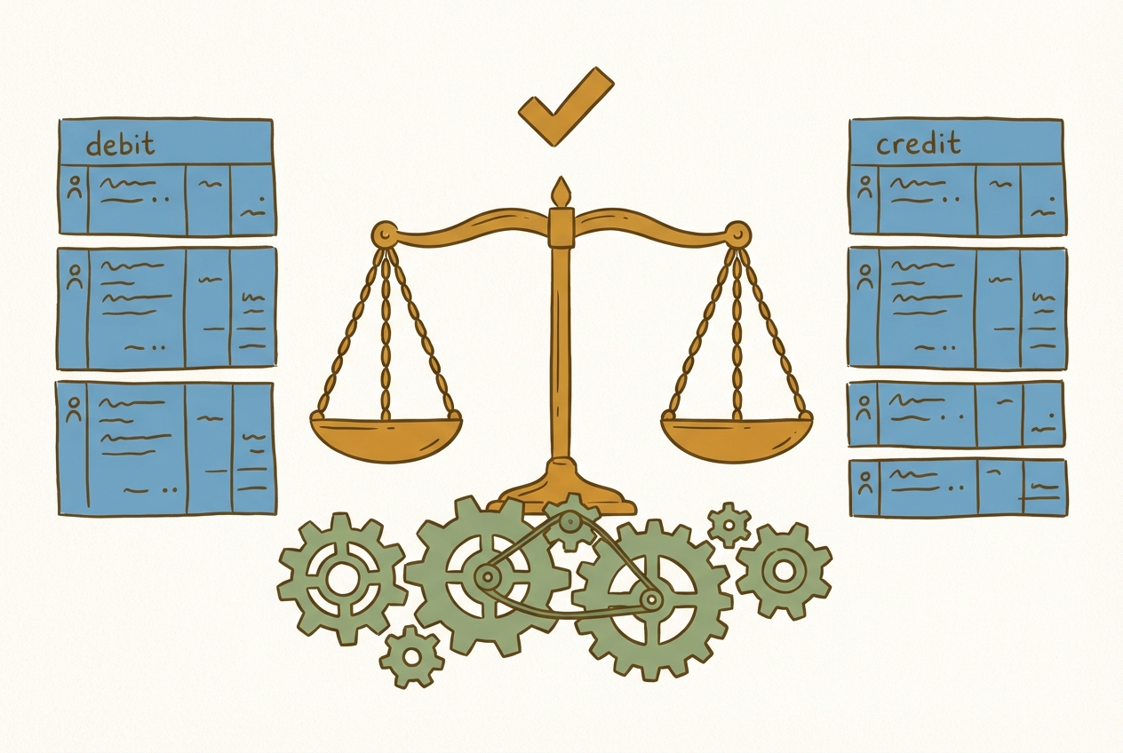 Cómo diseñamos un motor de contabilidad que no pierde un peso